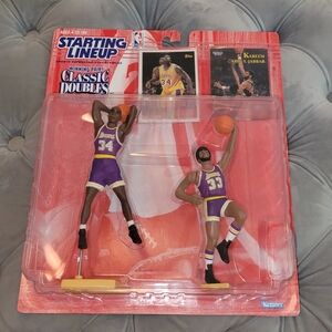 Shaquille O'neal Kareem Abdul Jabbar Classic Doubles Starting Lineup figures